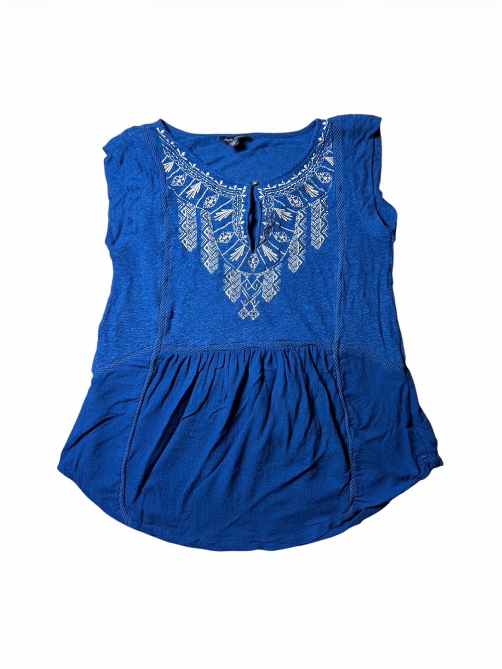Lucky Brand Royal Blue Sleeveless Top